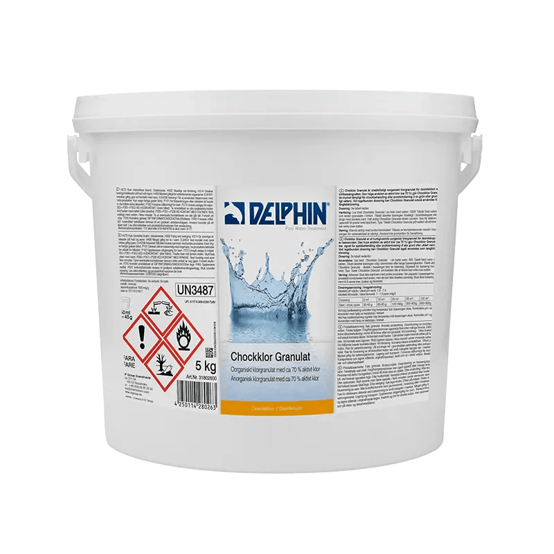 DELPHIN Chockklor Granulat - Poolmagasinet