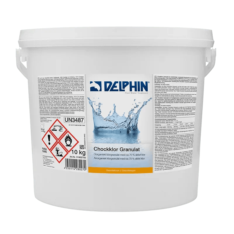 DELPHIN Chockklor Granulat - Poolmagasinet