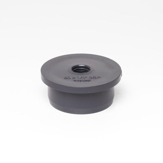 Limhuvud D50 med 1/4" (6,35mm) gänga Aseko