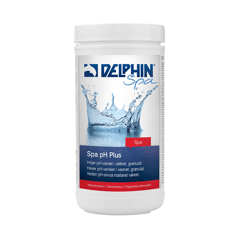 Delphin Spa pH plus granulat 1 kg - Poolmagasinet
