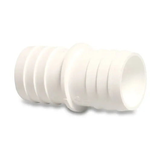 Rak kontakt ABS slangkoppling vit