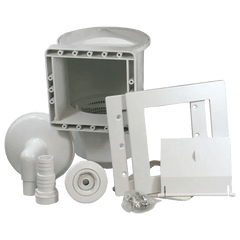 PLANET POOL Bräddavlopp i vit ABS - Poolmagasinet