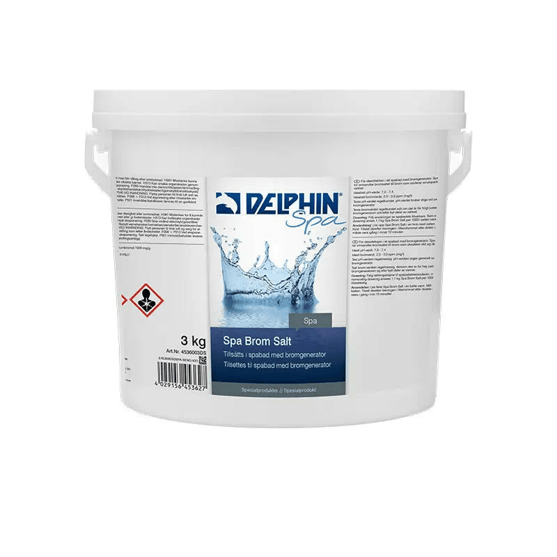 Delphin Spa Brom Salt 3kg - Poolmagasinet