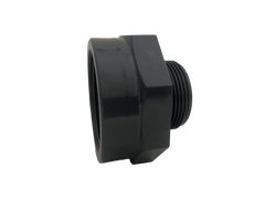 Nippelmuff PVC-U 1 1/2" x 2" utvändig gänga x invändig gänga - Poolmagasinet