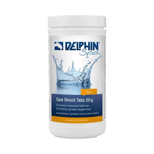 DELPHIN SPA Shock Tabs 20g - Poolmagasinet