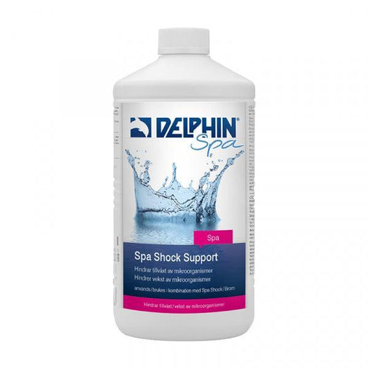 DELPHIN SPA Shock Support, 1 Liter - Poolmagasinet