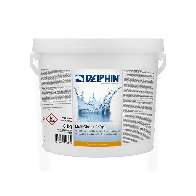 DELPHIN MultiChock 250g 3kg - Poolmagasinet