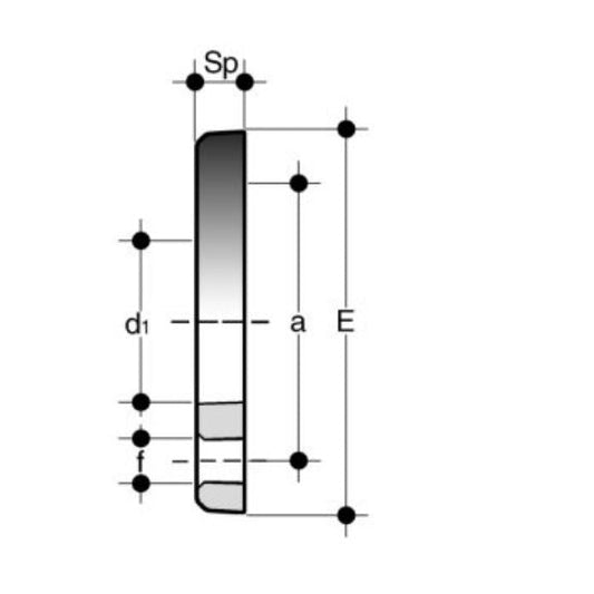 FIP PVC lös fläns ODV